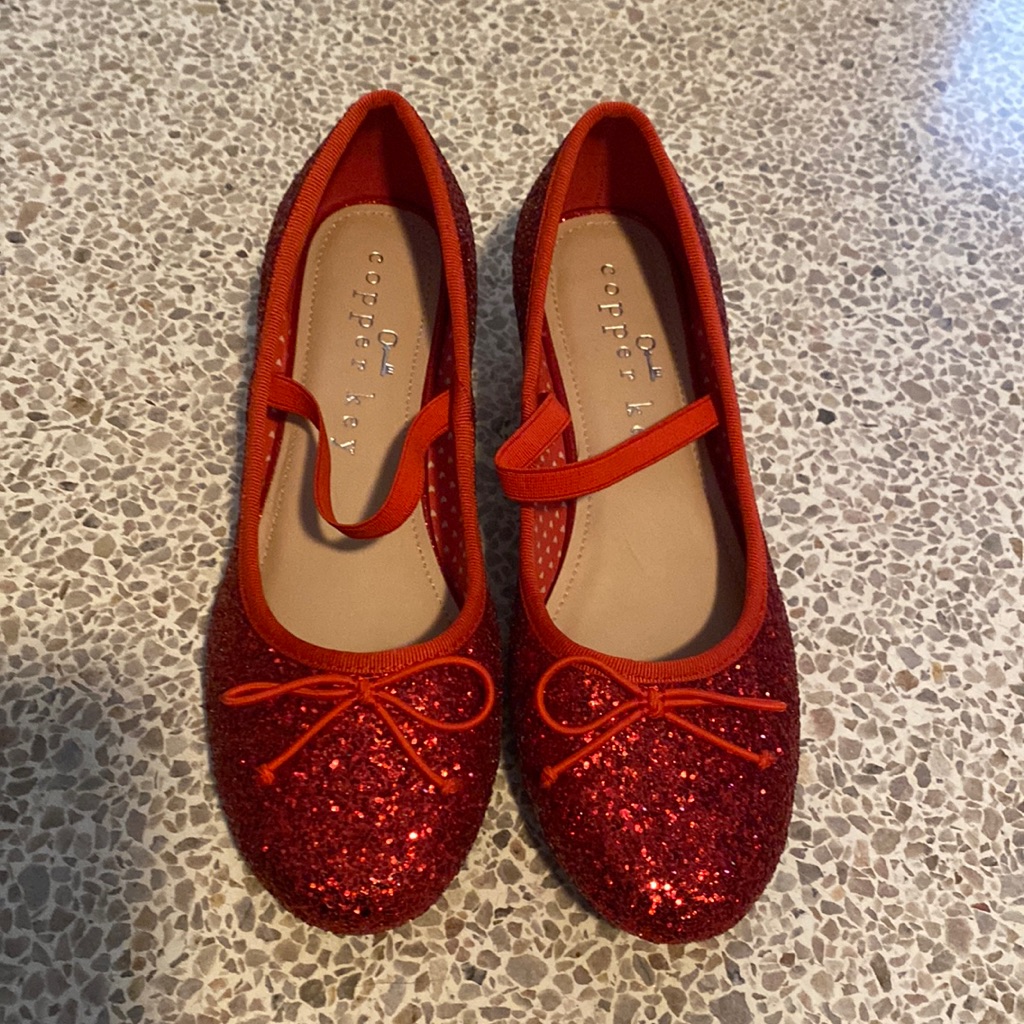 Ruby Red Chunk Heels